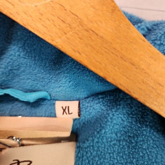 Cedar Rose Girls Blue Teal Quilted Puffer Vest Size XL Zip Pockets Western - Picture 8 of 10